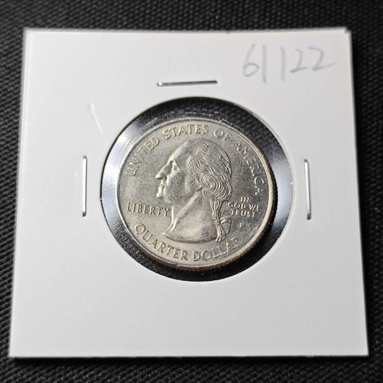 KK钱币收藏小铺  第361场  2月预留时间 周末发货  美国25分纪念币