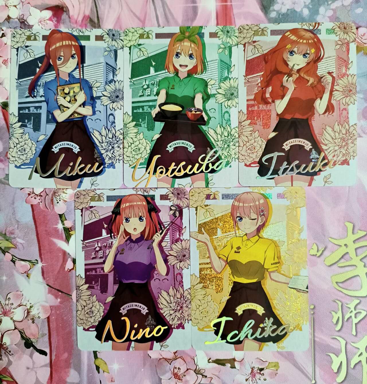 龙虎卡牌第六一场 （无佣金，单场满200元包邮，欢迎送拍） 细沙银闪5张 Lovelife小套