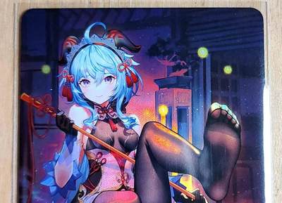 龙虎卡牌第六一场 （无佣金，单场满200元包邮，欢迎送拍） - 折光彩闪 原神卡牌 甘雨 卡背诱惑