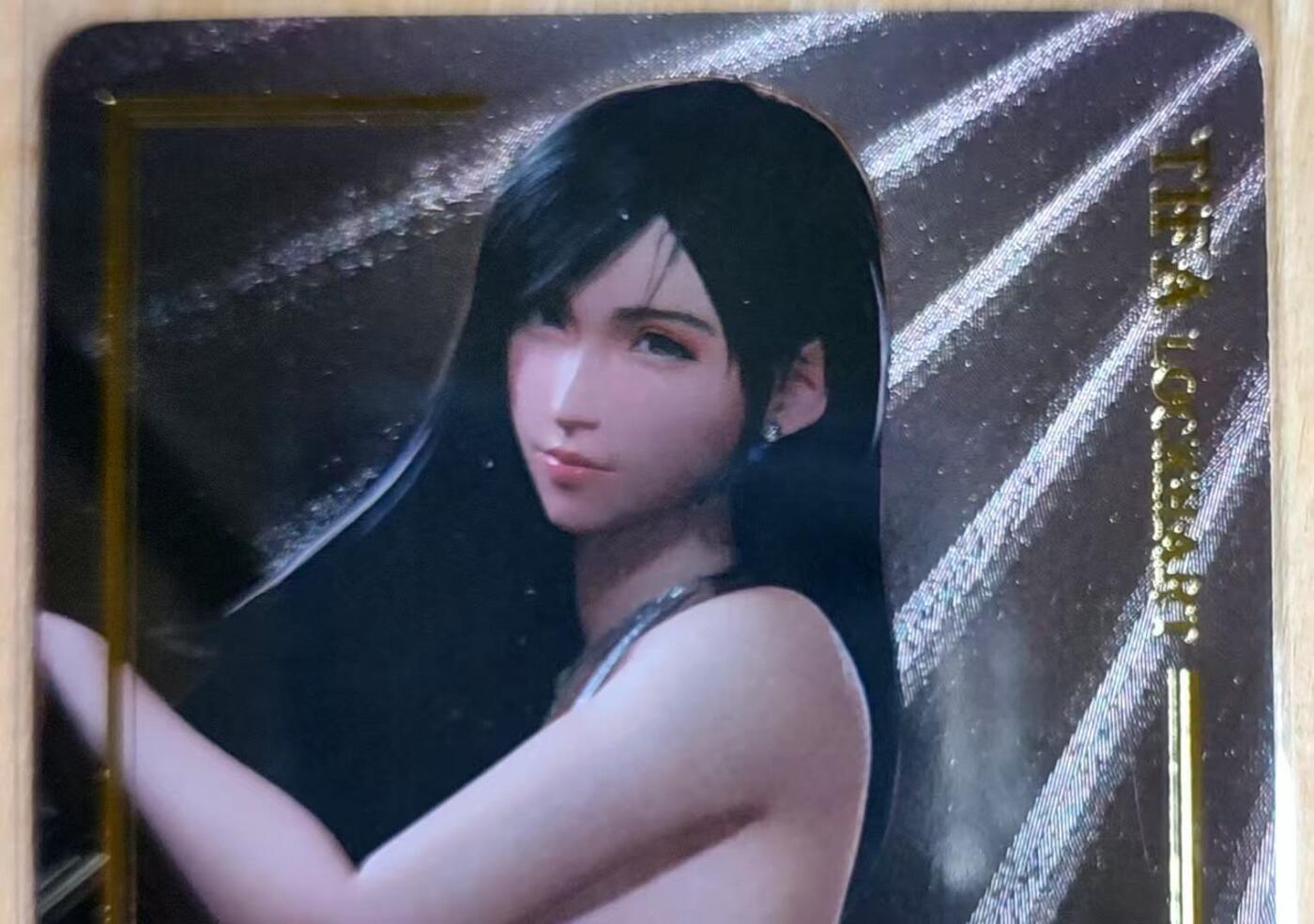 龙虎卡牌第六一场 （无佣金，单场满200元包邮，欢迎送拍） 粗闪 玩卡秀卡牌 大开叉晚礼服-蒂法