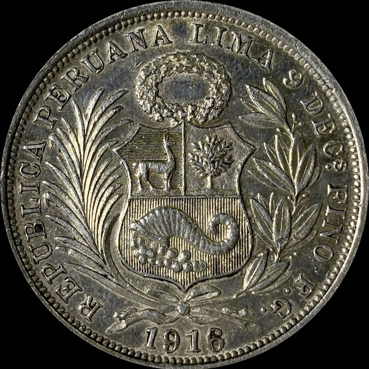 【雨安】【世界币章112-113期】周五/周六 两场连拍 2025-10-31 周五 19:30 保真 8秒倒数自动落锤 高效拍卖  [裸币各国] Peru 秘鲁 1/2索尔 1916年