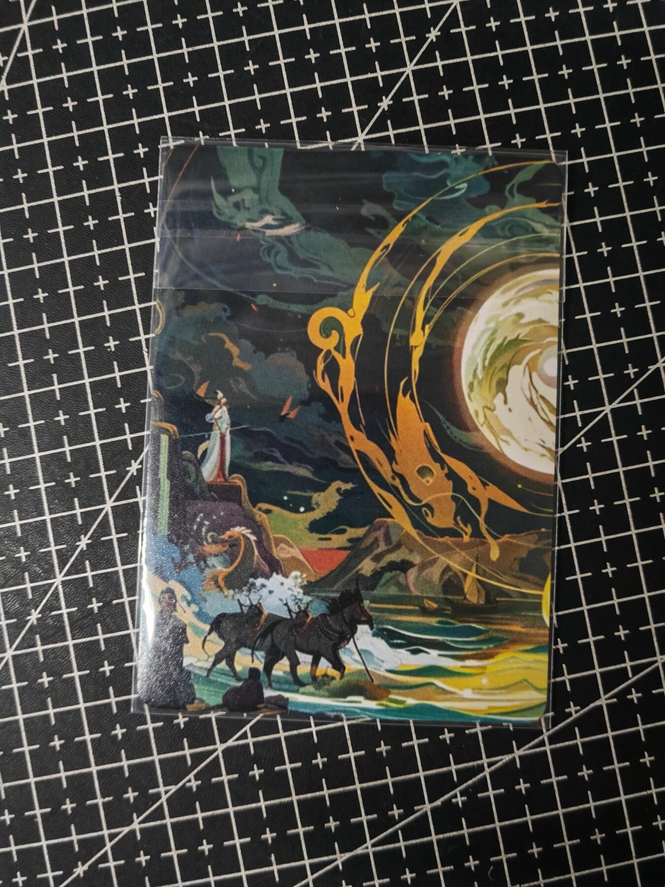 铃鹿第九期（提示一：自制卡难免瑕疵，可能存在撞角爆边等出厂瑕疵，介意慎拍；提示二：参拍请慎重，跑单押金不退的）） 后羿射日粗闪艺术卡