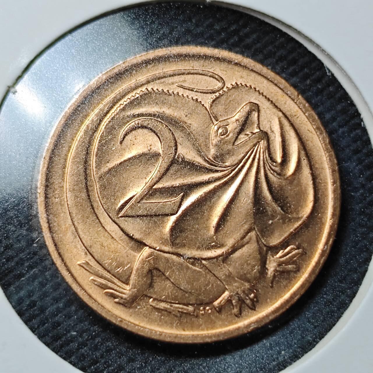 KK钱币收藏小铺  第362场  2月预留时间 周末发货  澳大利亚2分铜币 好品