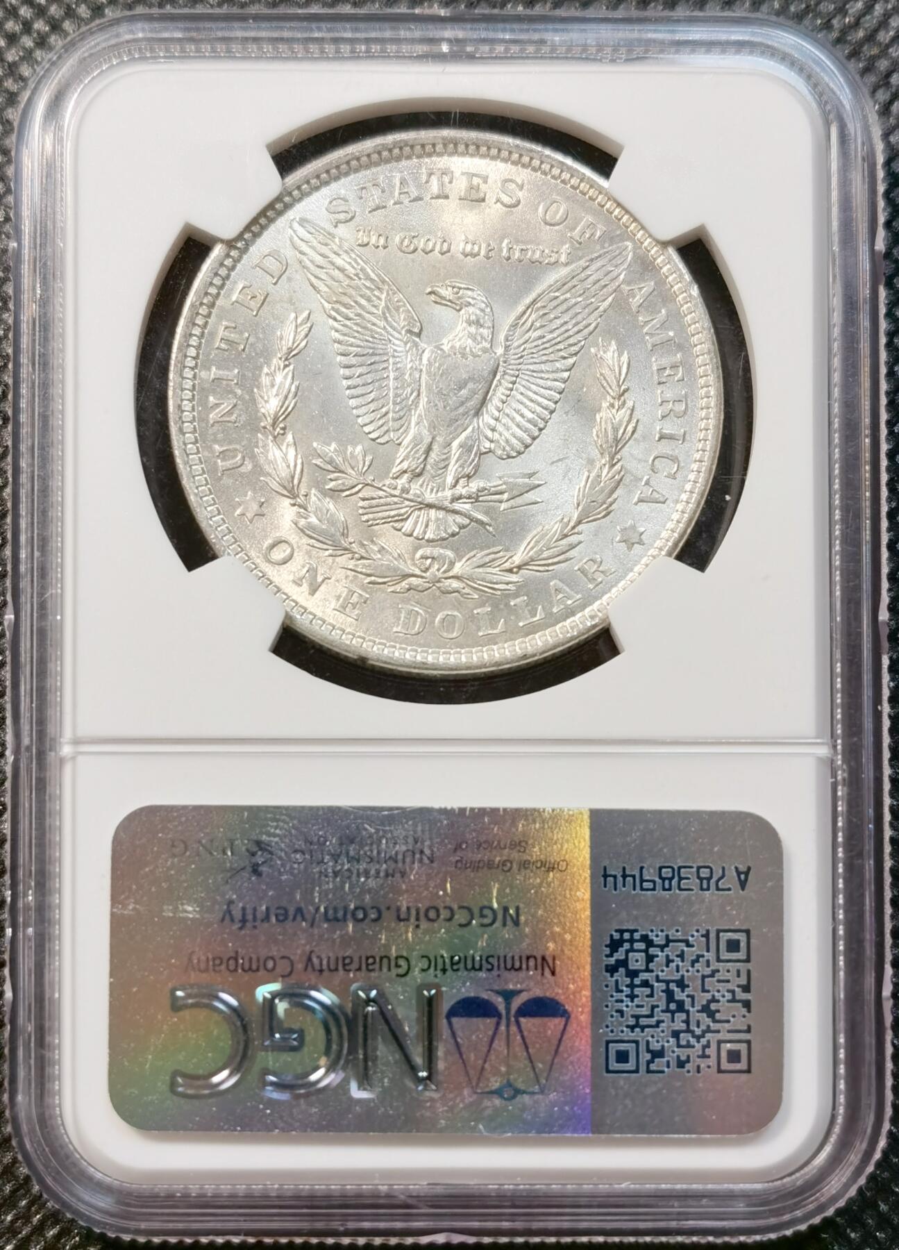 甄臻铺-世界币章拍卖（第37期），送拍享返佣金等优惠多多 NGC-MS64 美国1921摩根一元银币