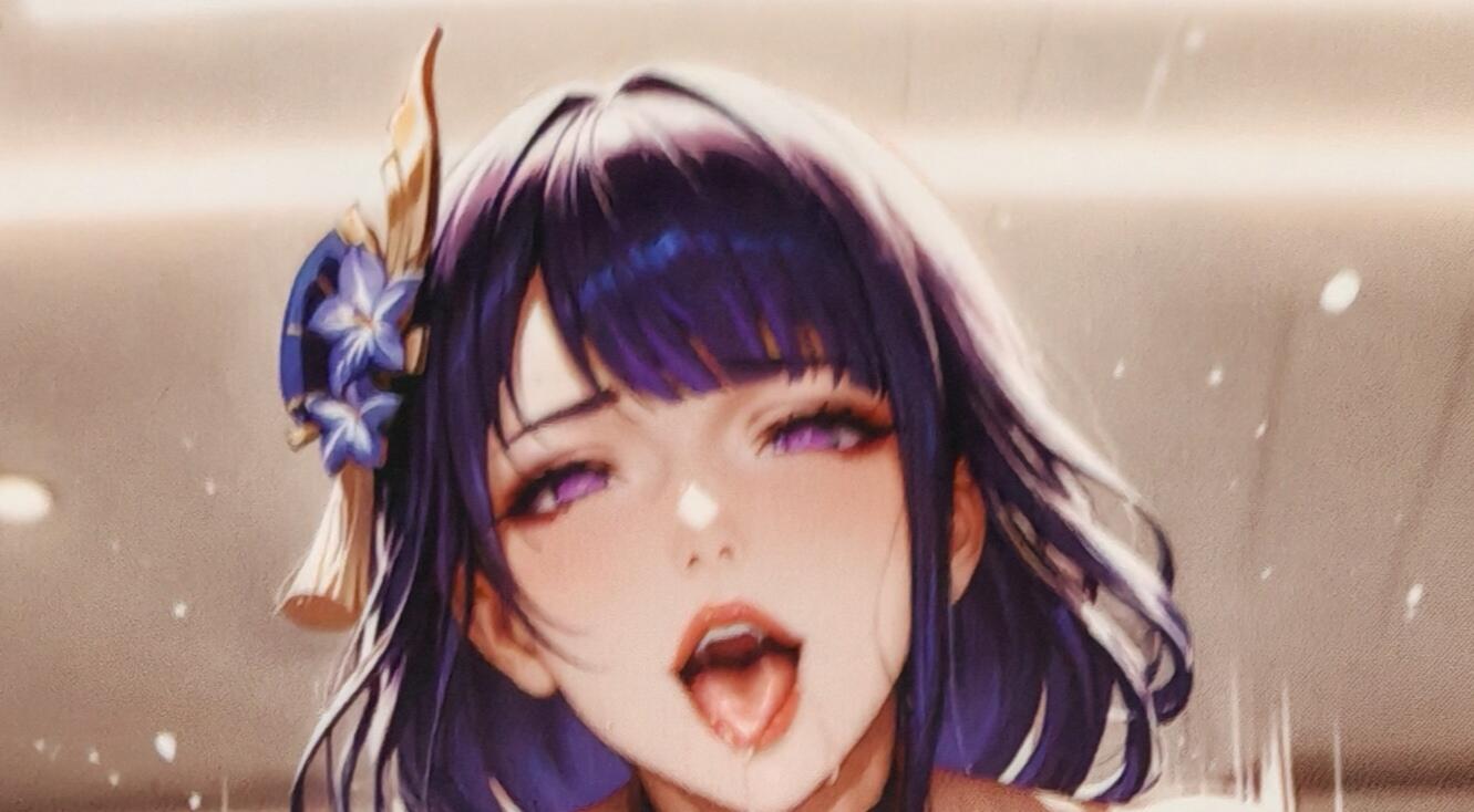 铃鹿第九期（提示一：自制卡难免瑕疵，可能存在撞角爆边等出厂瑕疵，介意慎拍；提示二：参拍请慎重，跑单押金不退的）） 雷电将军艺术卡