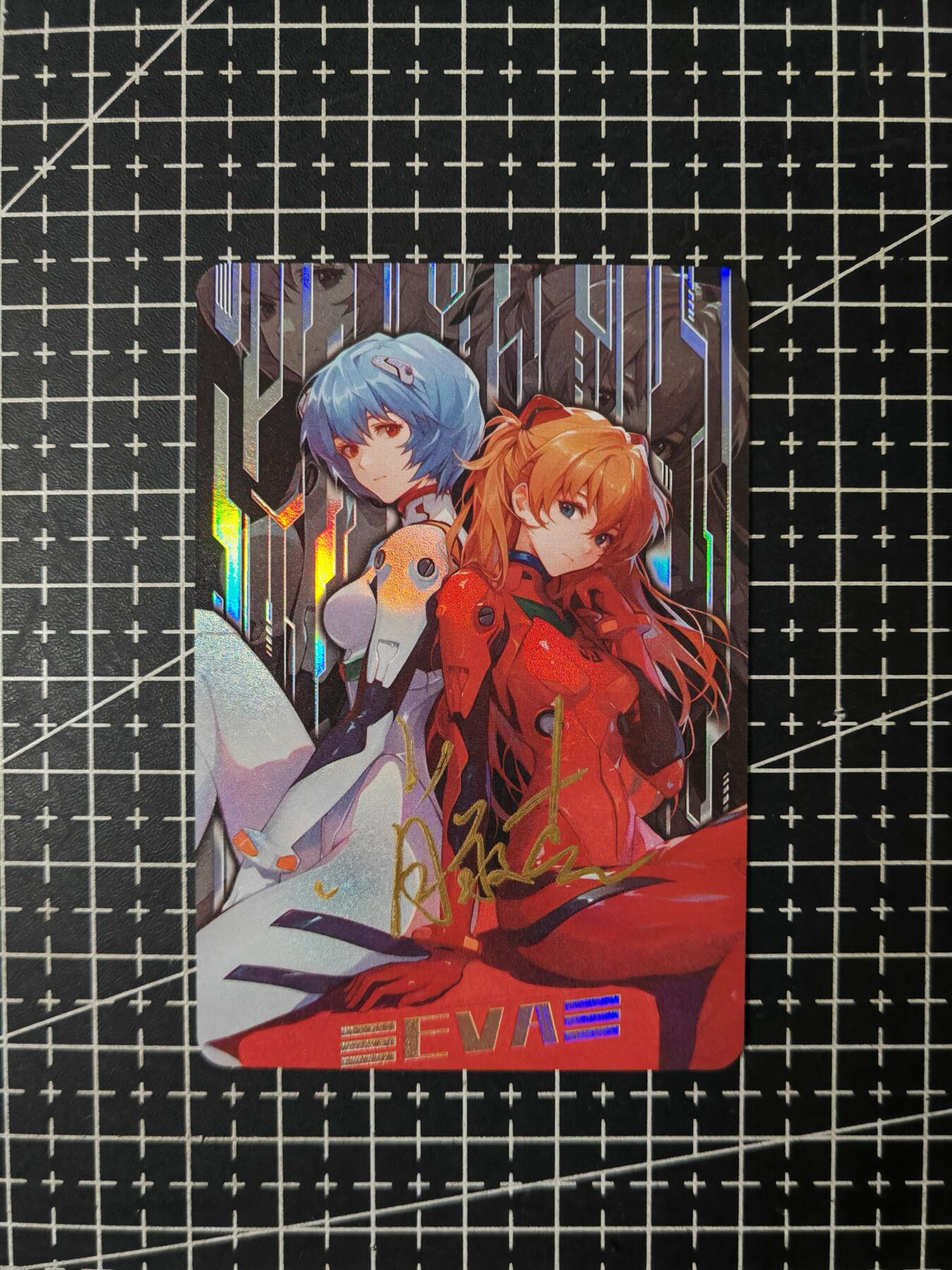 铃鹿第九期（提示一：自制卡难免瑕疵，可能存在撞角爆边等出厂瑕疵，介意慎拍；提示二：参拍请慎重，跑单押金不退的）） 画师签字eva彩闪单卡