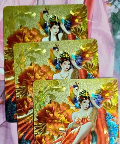 龙虎卡牌第六一场 （无佣金，单场满200元包邮，欢迎送拍） - 粗闪3张 燎原红楼梦 王熙凤3渐变