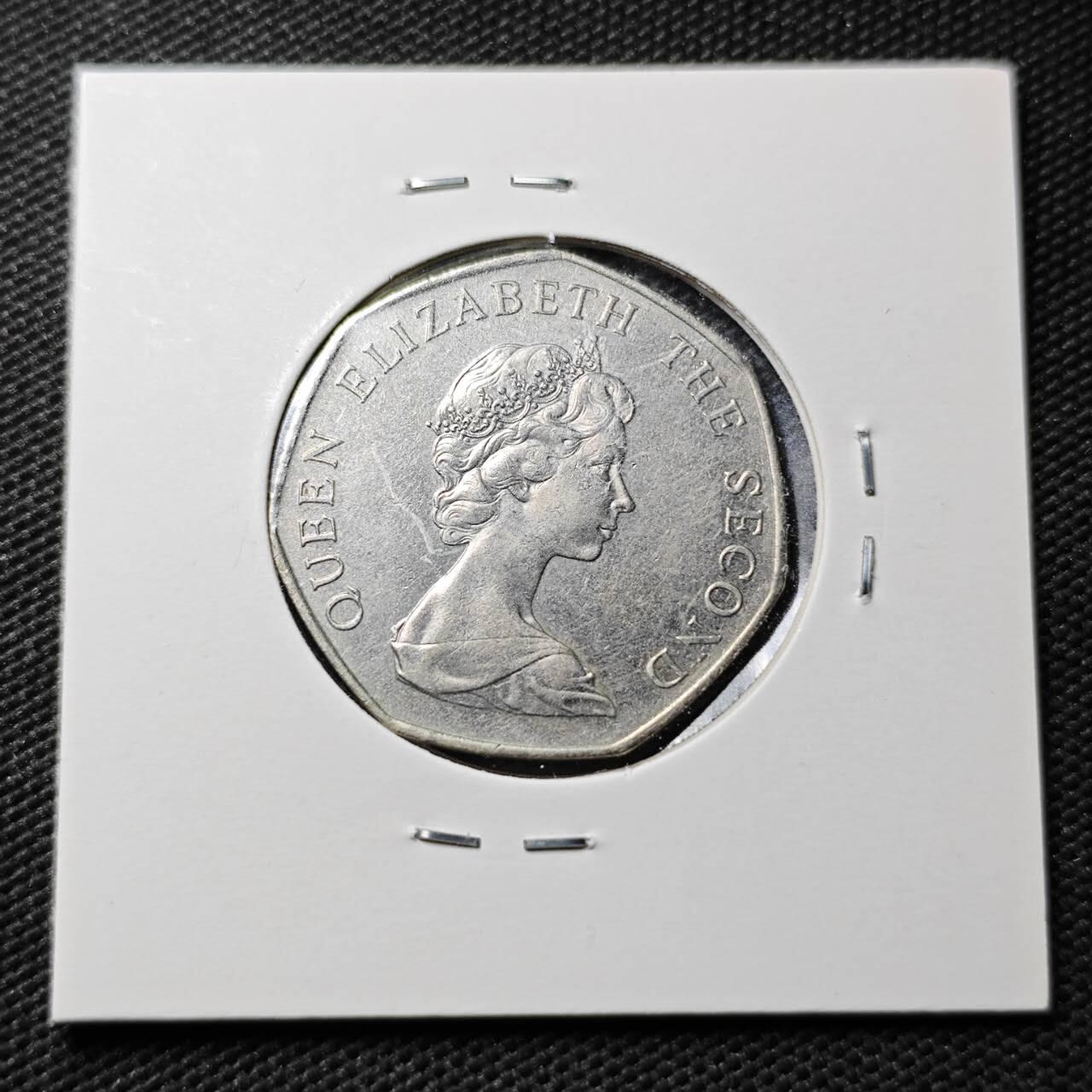 KK钱币收藏小铺  第361场  2月预留时间 周末发货  1998福克兰群岛50分