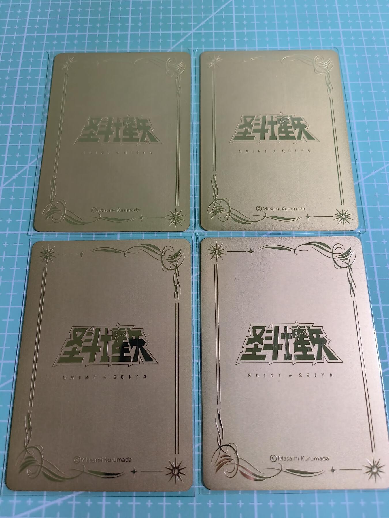 C先生卡牌 第15期 元集纪·刷子签·罐儿签·毒瘤签(持续收拍品中...) 【金属卡】阿里鱼《圣斗士星矢》荣耀单人4张