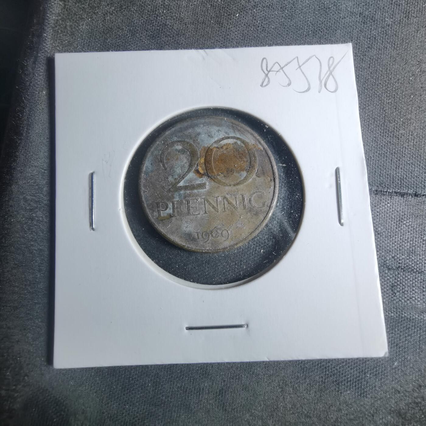 沼泽如烟--第885场 东德1969年20芬尼