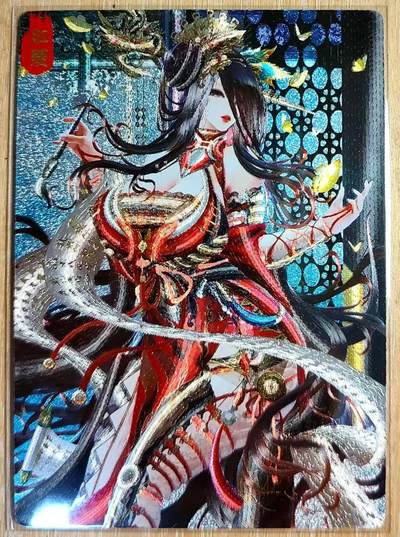 龙虎卡牌第六一场 （无佣金，单场满200元包邮，欢迎送拍） - 粗闪 奇点卡牌 红菱