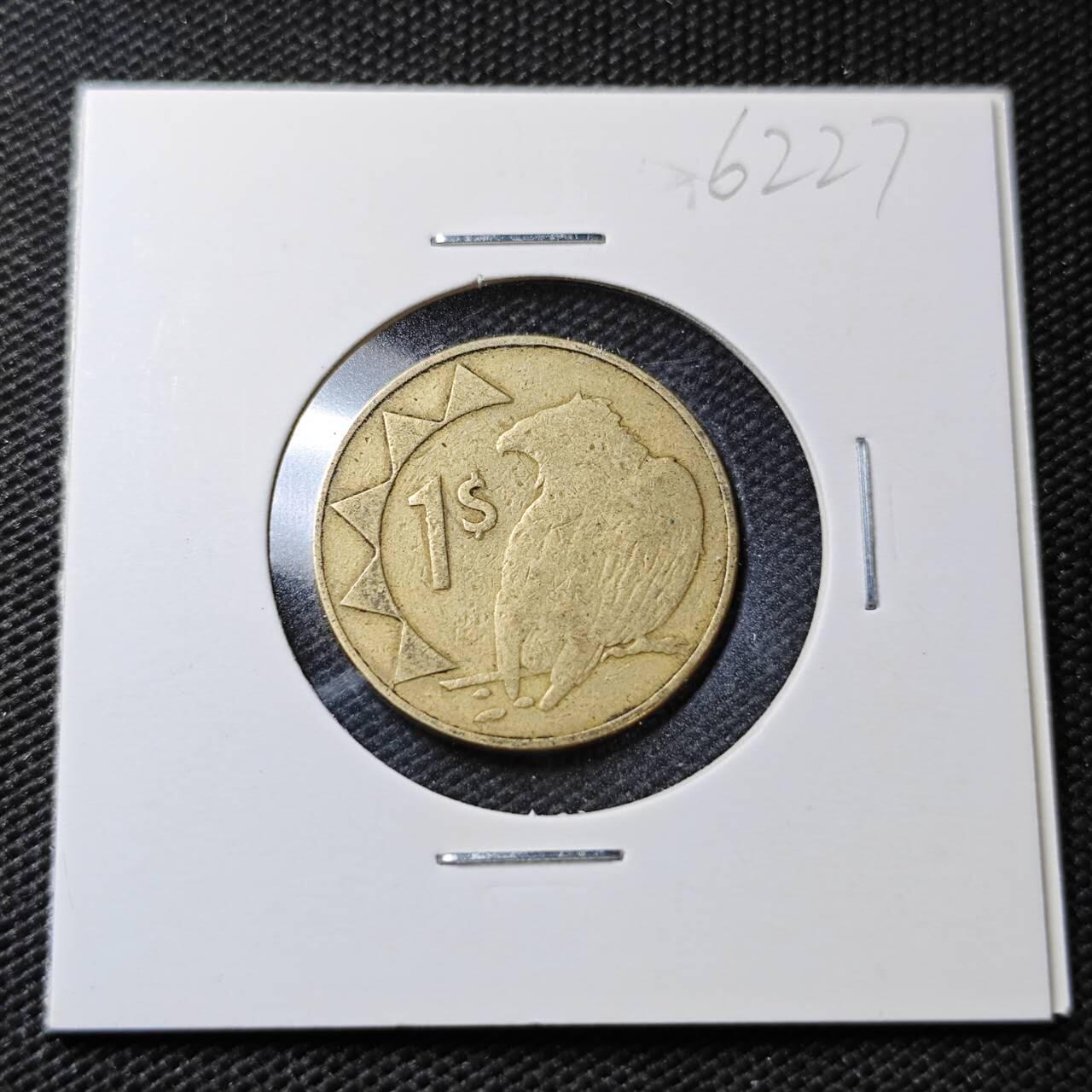 KK钱币收藏小铺  第362场  2月预留时间 周末发货 纳米比亚1元 