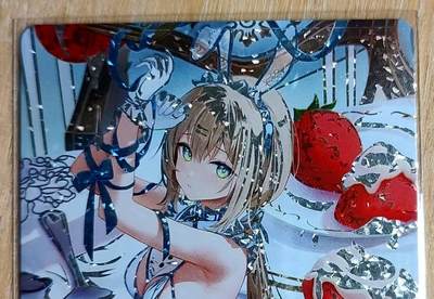 龙虎卡牌第六一场 （无佣金，取消满120元包邮，欢迎送拍） - 钻闪 鸡腿卡牌 捆绑兔女郎 卡背艺术版