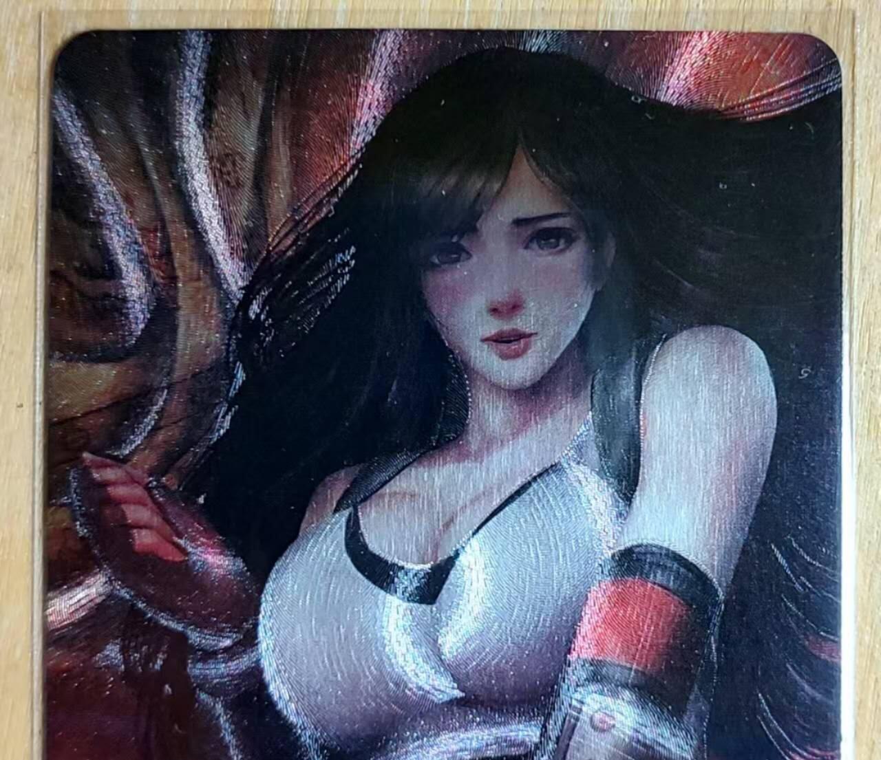 龙虎卡牌第六一场 （无佣金，单场满200元包邮，欢迎送拍） 粗闪 最终幻想 蒂法