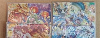 趣卡卡拍No.18期（无佣金免手续费，分享成交有奖） - 【粗闪】卡玩帕克 辰龙姬 （春+夏+秋+冬） 粗闪4张