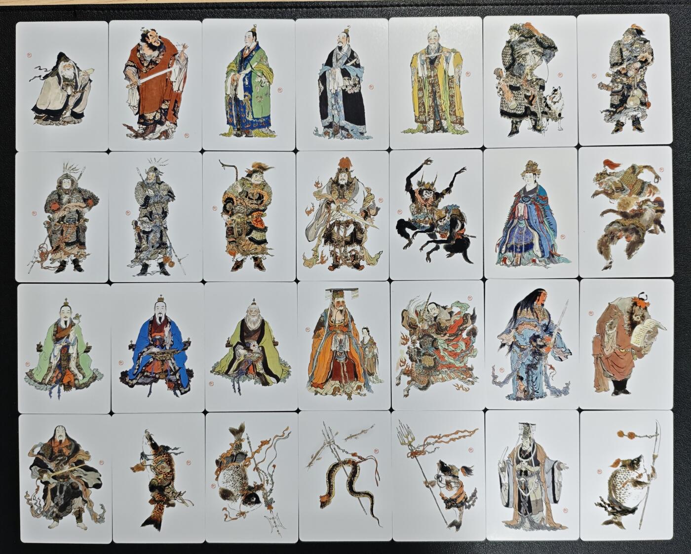 天玑星卡拍第133期《10.30周四截拍》持续收拍收评中 满赠卡需备注 戴敦邦艺术馆 西游神怪卡 107张