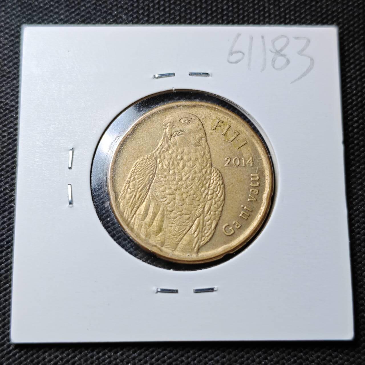 KK钱币收藏小铺  第361场  2月预留时间 周末发货 2014 斐济2元