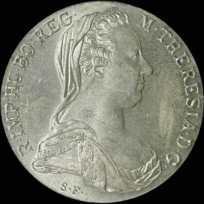 【雨安】【世界币章112-113期】周五/周六 两场连拍 2025-10-31 周五 19:30 保真 8秒倒数自动落锤 高效拍卖  - [裸币各国] Austria 奥地利 1泰勒 大奶妈