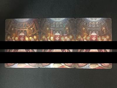 花开卡拍第45期（11月2号周日截拍，品控勿拍!!!拍品不寄存，运费5元，自制卡难免瑕疵，可能存在轻微撞角爆边等出厂瑕疵，品控介意勿拍！） - 鸡腿满赠卡 圣坛少女 3工艺