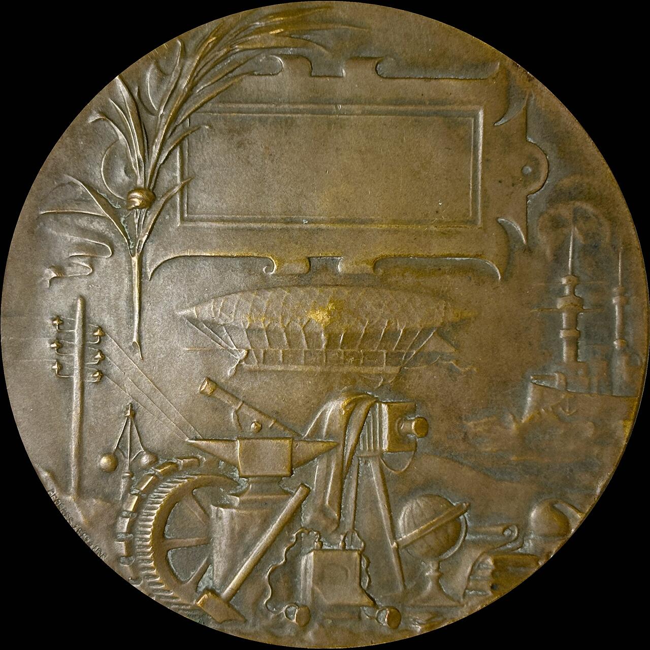 【雨安】【世界币章112-113期】周五/周六 两场连拍 2025-10-31 周五 19:30 保真 8秒倒数自动落锤 高效拍卖  [章] France 章 法国 1900年 巴黎世博会 铜章 68.9克, 52mm