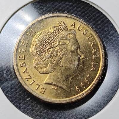 KK钱币收藏小铺  第362场  2月预留时间 周末发货 -  1999澳大利亚2元 好品