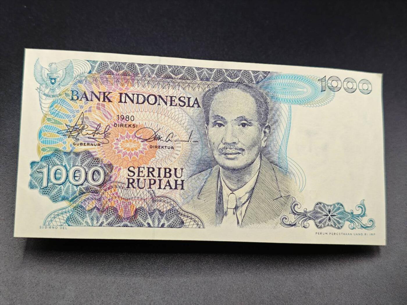 【淘币小摊】实时拍第七百八十二拍   无佣金纸币福利场   满百包邮可预留二周 每周一统一发货   印尼1000卢比