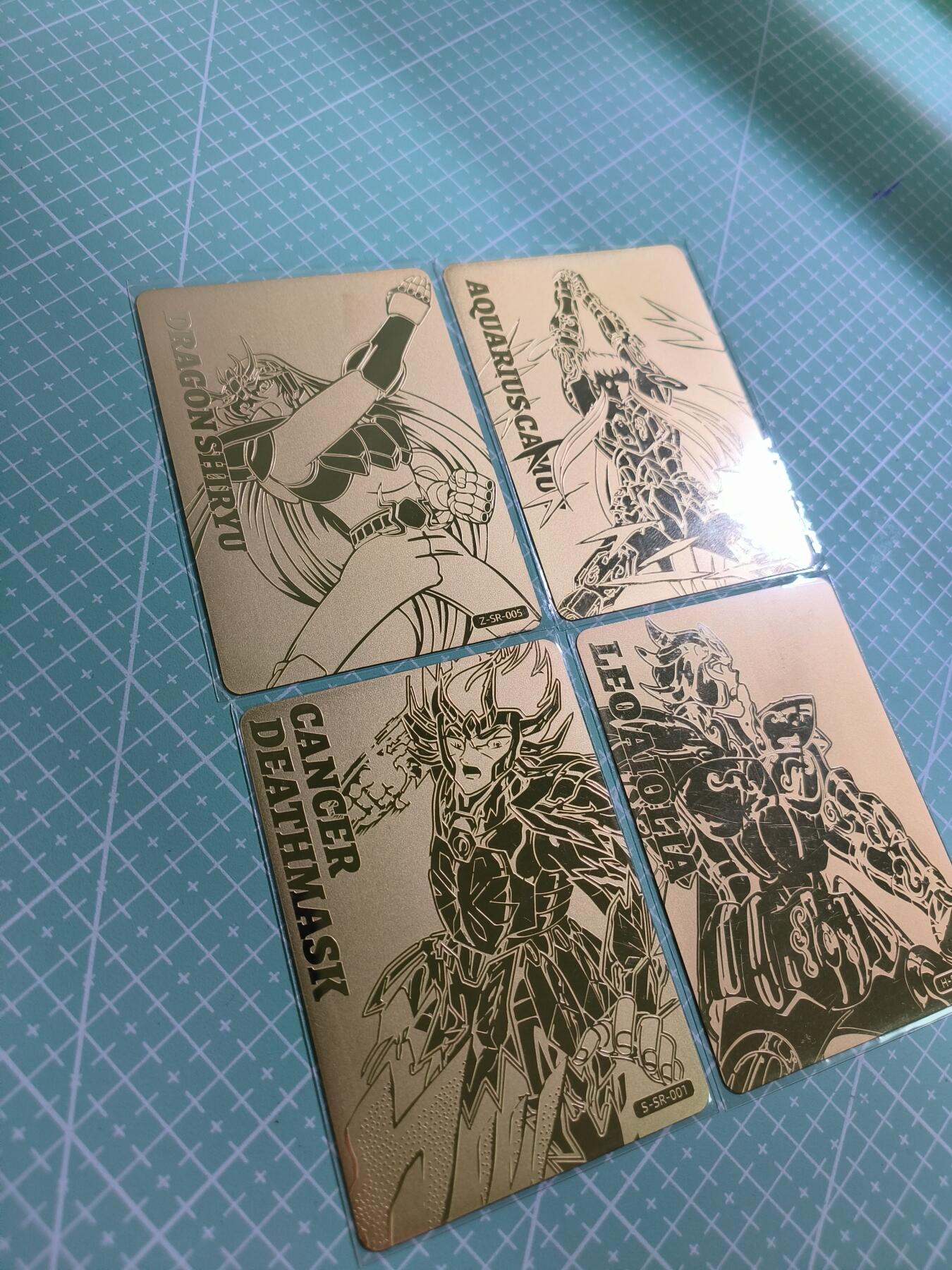 C先生卡牌 第15期 元集纪·刷子签·罐儿签·毒瘤签(持续收拍品中...) 【金属卡】阿里鱼《圣斗士星矢》荣耀单人4张