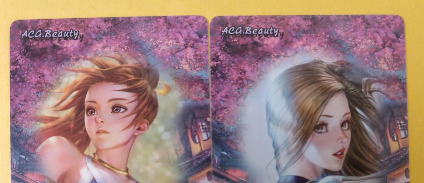 趣卡卡拍No.18期（无佣金免手续费，分享成交有奖） 【粗闪】燎原卡牌-acg同人粗闪2张