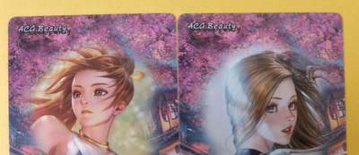 趣卡卡拍No.18期（无佣金免手续费，分享成交有奖） 【粗闪】燎原卡牌-acg同人粗闪2张