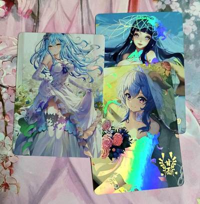 龙虎卡牌第六一场 （无佣金，单场满200元包邮，欢迎送拍） - 彩闪3张 婚纱小集