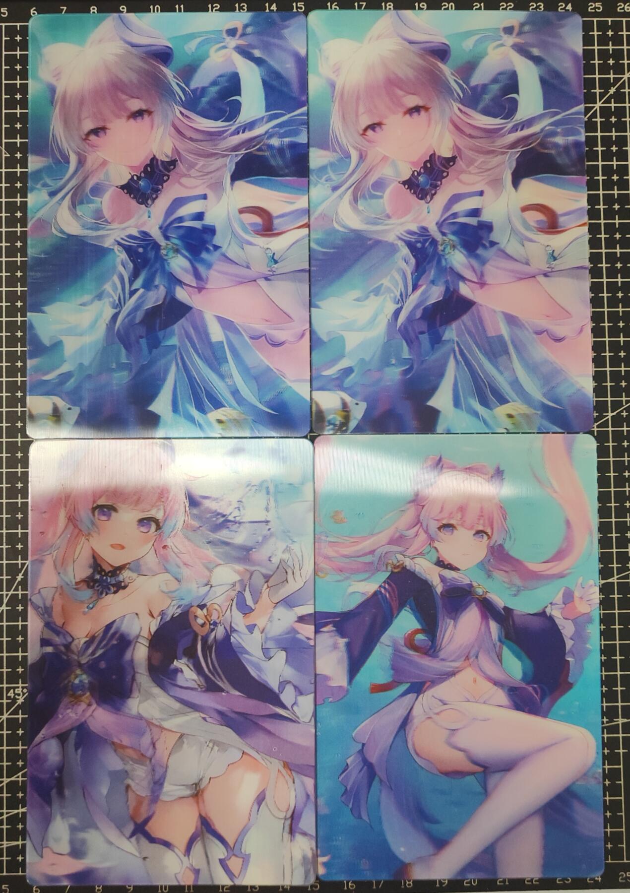 铃鹿第九期（提示一：自制卡难免瑕疵，可能存在撞角爆边等出厂瑕疵，介意慎拍；提示二：参拍请慎重，跑单押金不退的）） 珊瑚宫心海A6光栅卡