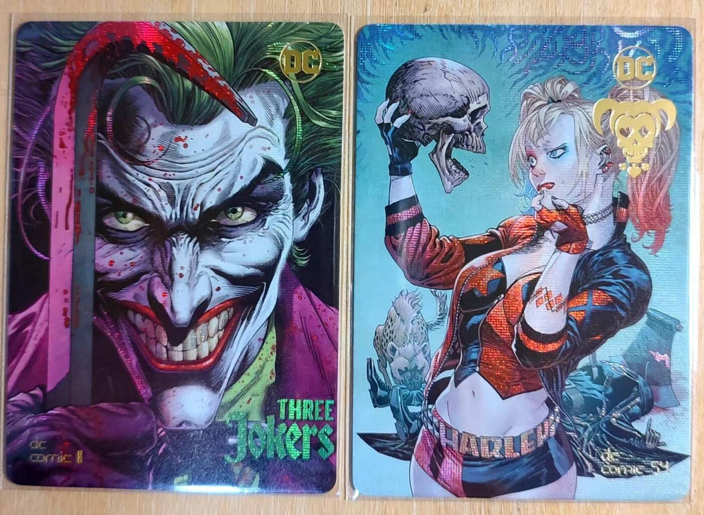 龙虎卡牌第六一场 （无佣金，单场满200元包邮，欢迎送拍） 纱布闪2张 美漫卡牌 小丑+小丑女