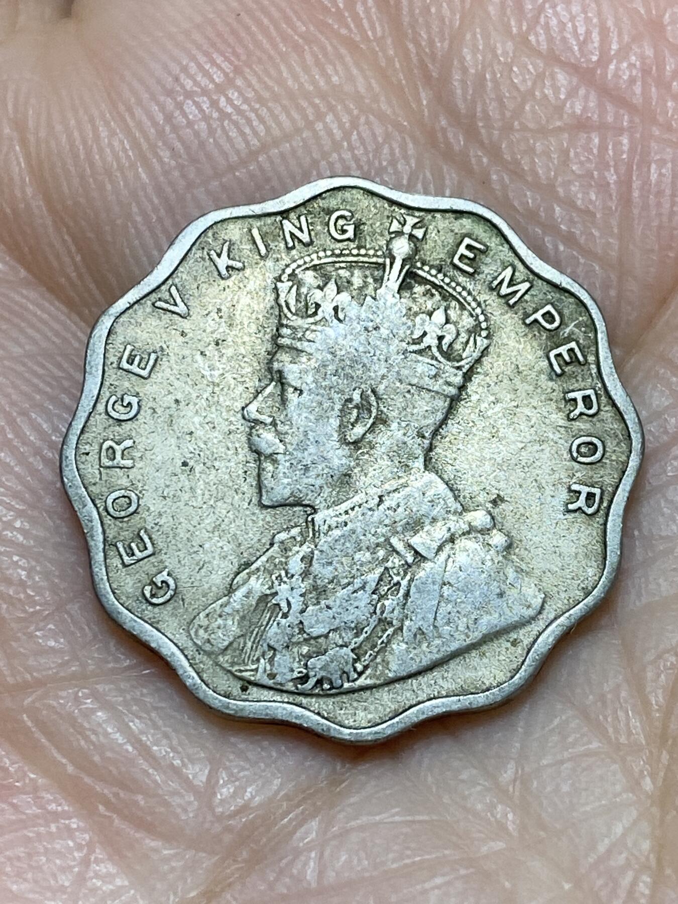 2025年第一百二十场(总第一百四十六场）外国好品散币(免佣金) 英属印度1917年1安娜(乔治五世时期)