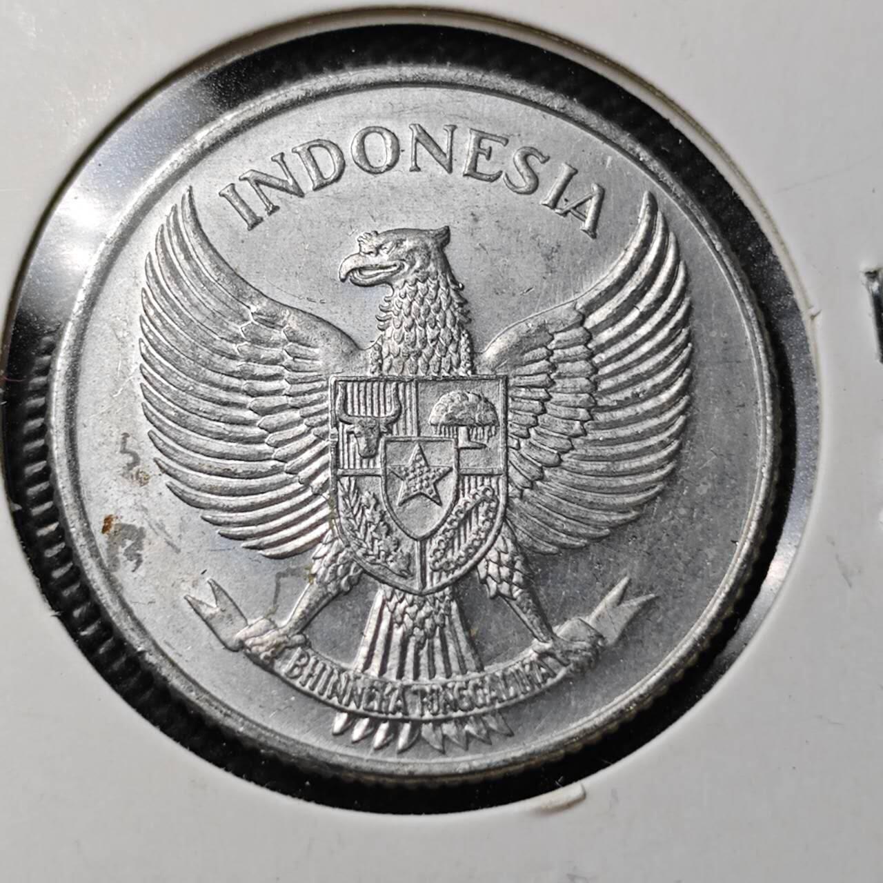 KK钱币收藏小铺  第362场  2月预留时间 周末发货  1955印度尼西亚25仙