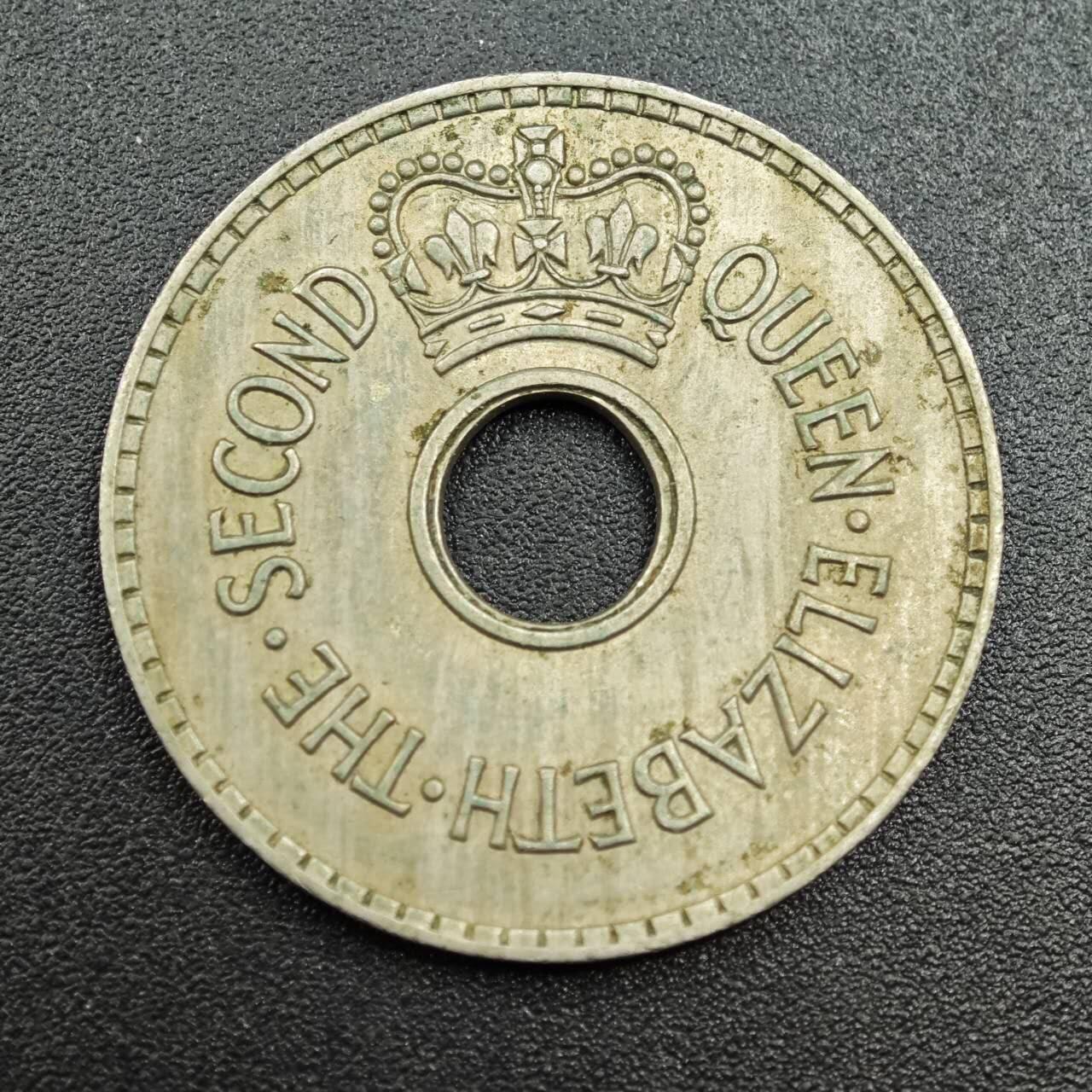 【淘币小摊】实时拍第七百八十一拍   散币场   满百包邮可预留二周 每周一统一发货   斐济1959年一便士镍币