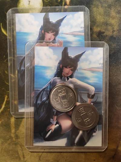 阳大大卡牌拍卖第79期（持续收拍品，周六晚上九点截拍，进群福利早知道） - 英雄联盟 九尾妖狐 阿狸双服饰 普卡 带卡夹