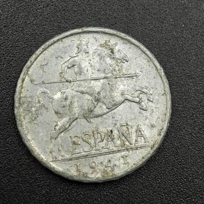 【淘币小摊】实时拍第七百八十一拍   散币场   满百包邮可预留二周 每周一统一发货   - 西班牙1941年5分铝币