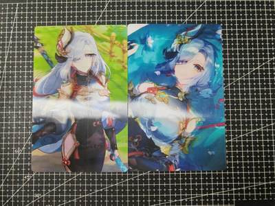 铃鹿第九期（提示一：自制卡难免瑕疵，可能存在撞角爆边等出厂瑕疵，介意慎拍；提示二：参拍请慎重，跑单押金不退的）） - 申鹤A6光栅卡