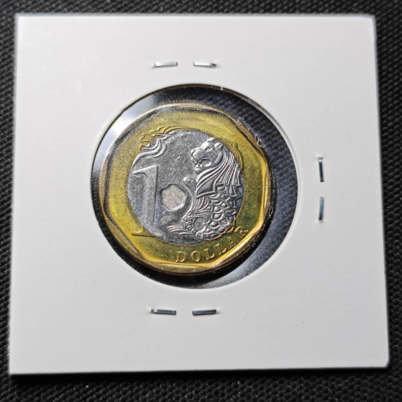 KK钱币收藏小铺  第361场  2月预留时间 周末发货  新加坡1元