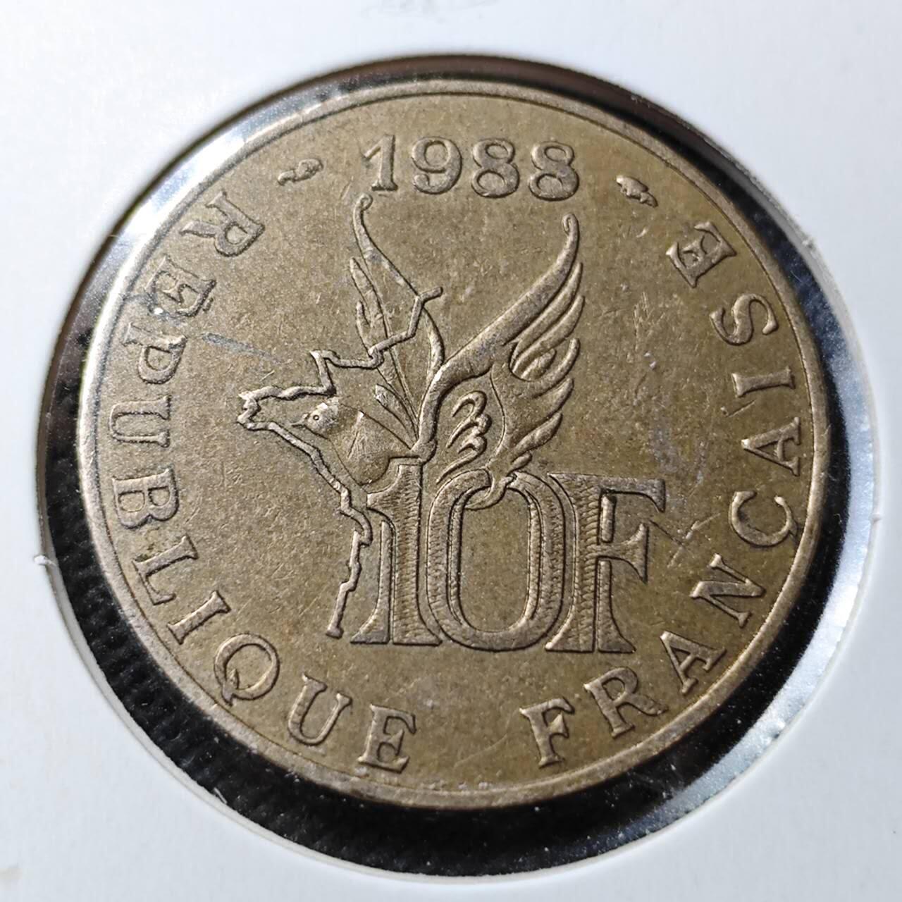 KK钱币收藏小铺  第362场  2月预留时间 周末发货  法国10法郎纪念币