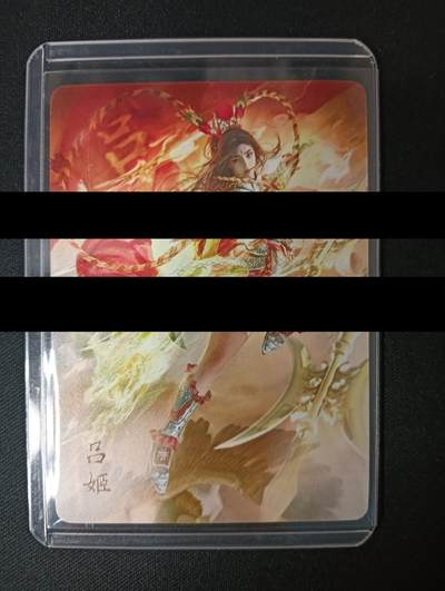 花开卡拍第45期（11月2号周日截拍，品控勿拍!!!拍品不寄存，运费5元，自制卡难免瑕疵，可能存在轻微撞角爆边等出厂瑕疵，品控介意勿拍！） - 焱卡 豪杰传 刷子特卡 吕姬普卡