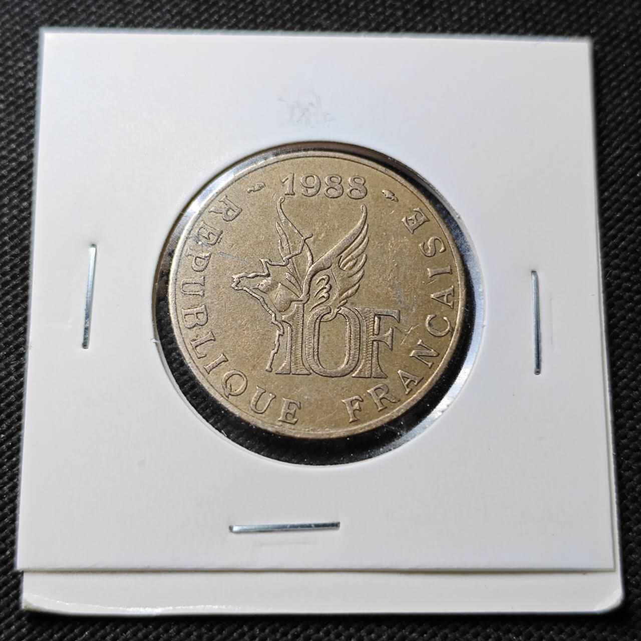 KK钱币收藏小铺  第362场  2月预留时间 周末发货  法国10法郎纪念币