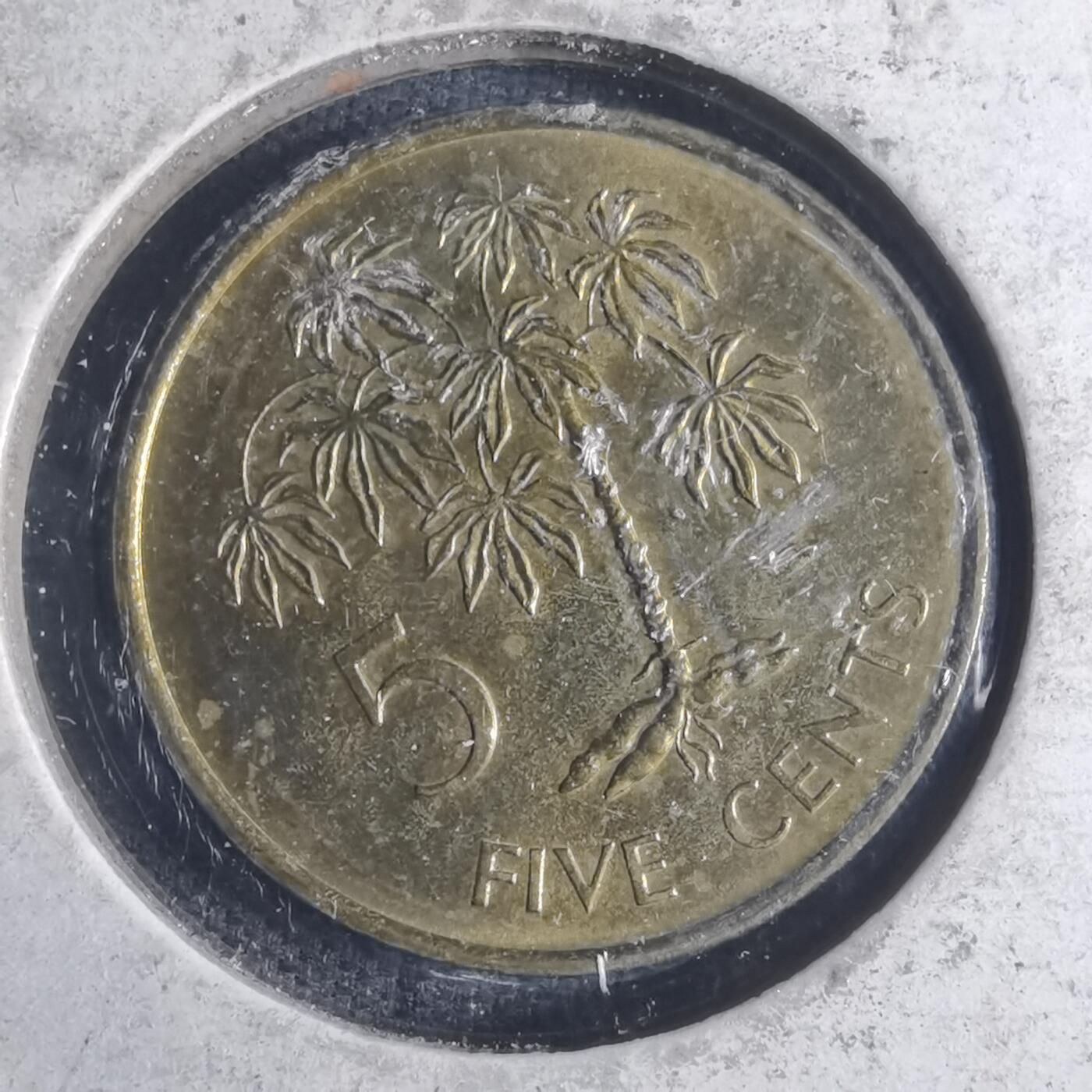 沼泽如烟--第885场 塞舌尔1982年五分