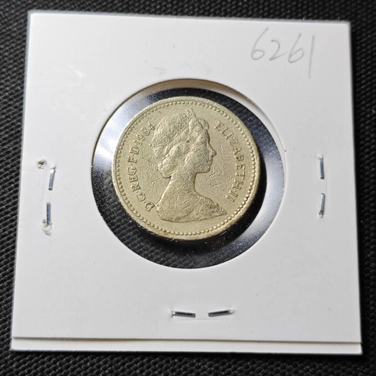 KK钱币收藏小铺  第362场  2月预留时间 周末发货  英国1镑