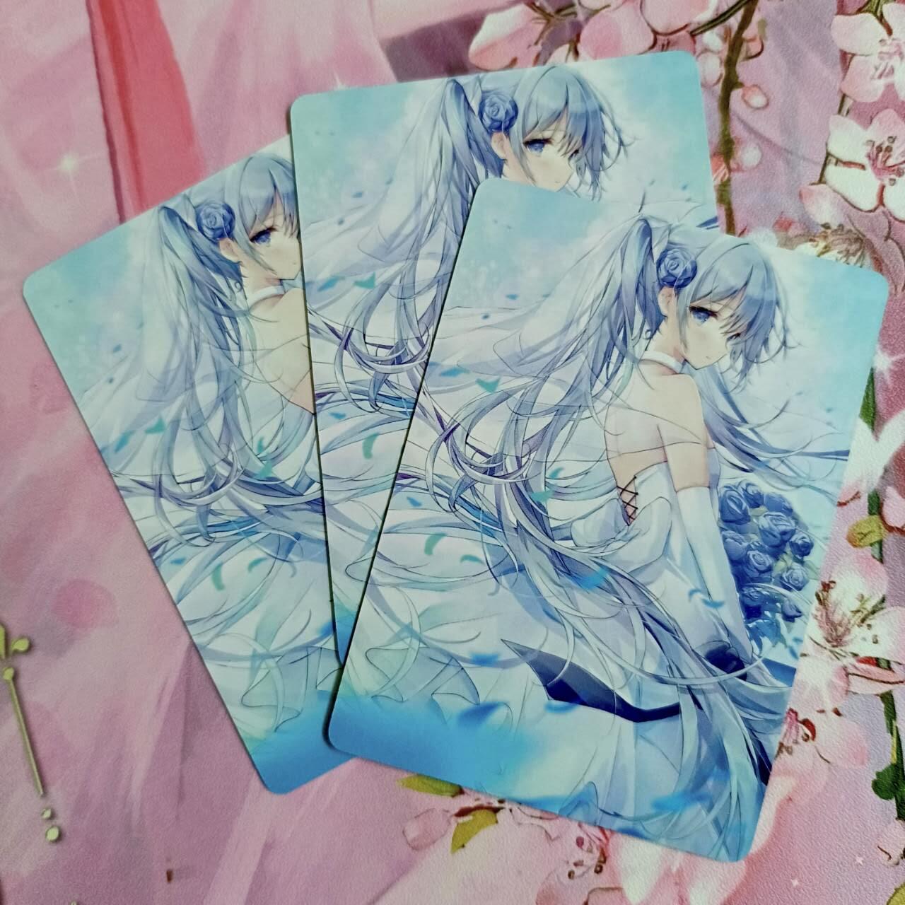 龙虎卡牌第六一场 （无佣金，单场满200元包邮，欢迎送拍） 彩闪3张 经典婚纱小套（很好看）