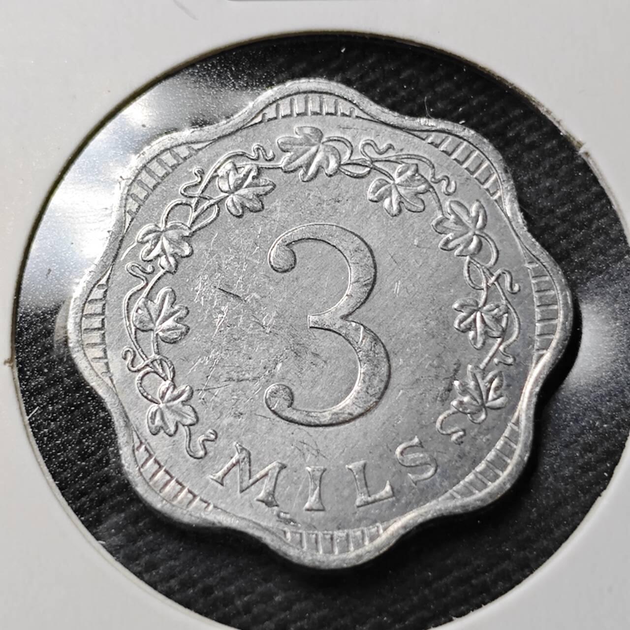 KK钱币收藏小铺  第361场  2月预留时间 周末发货  马耳他3米尔