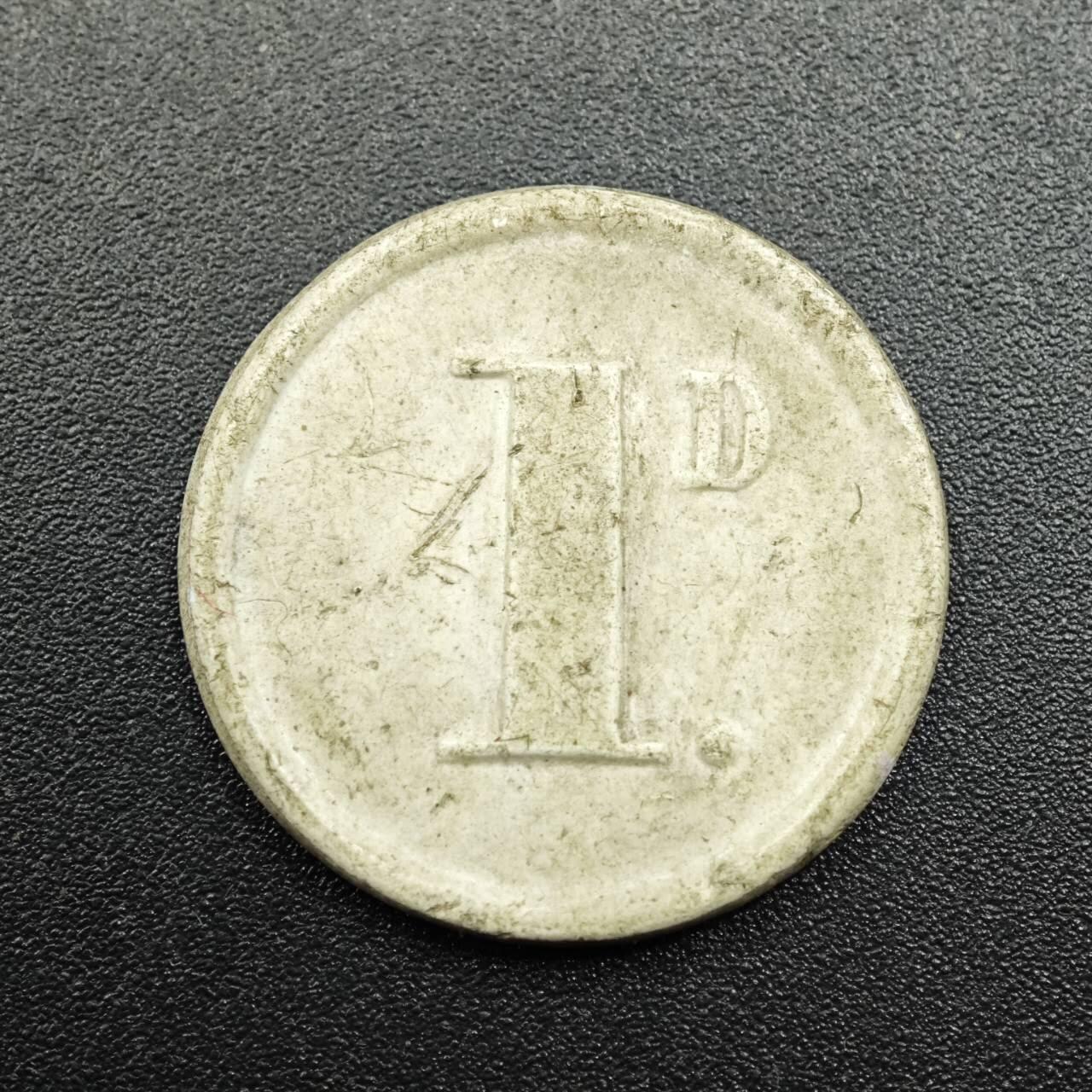 【淘币小摊】实时拍第七百八十一拍   散币场   满百包邮可预留二周 每周一统一发货   英国格拉斯哥1便士塑胶代币