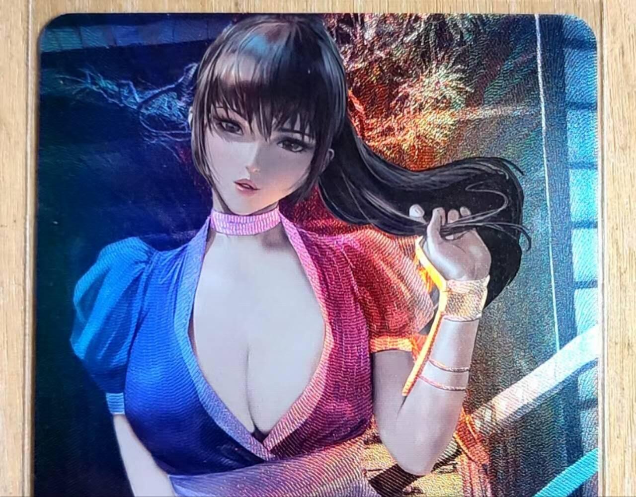 龙虎卡牌第六一场 （无佣金，单场满200元包邮，欢迎送拍） 折光彩闪 死或生卡牌 霞