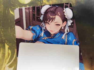 阳大大卡牌拍卖第79期（持续收拍品，周六晚上九点截拍，进群福利早知道） - 街头霸王 春丽 白色内衣大雷照 限定典藏 镜面大磁卡