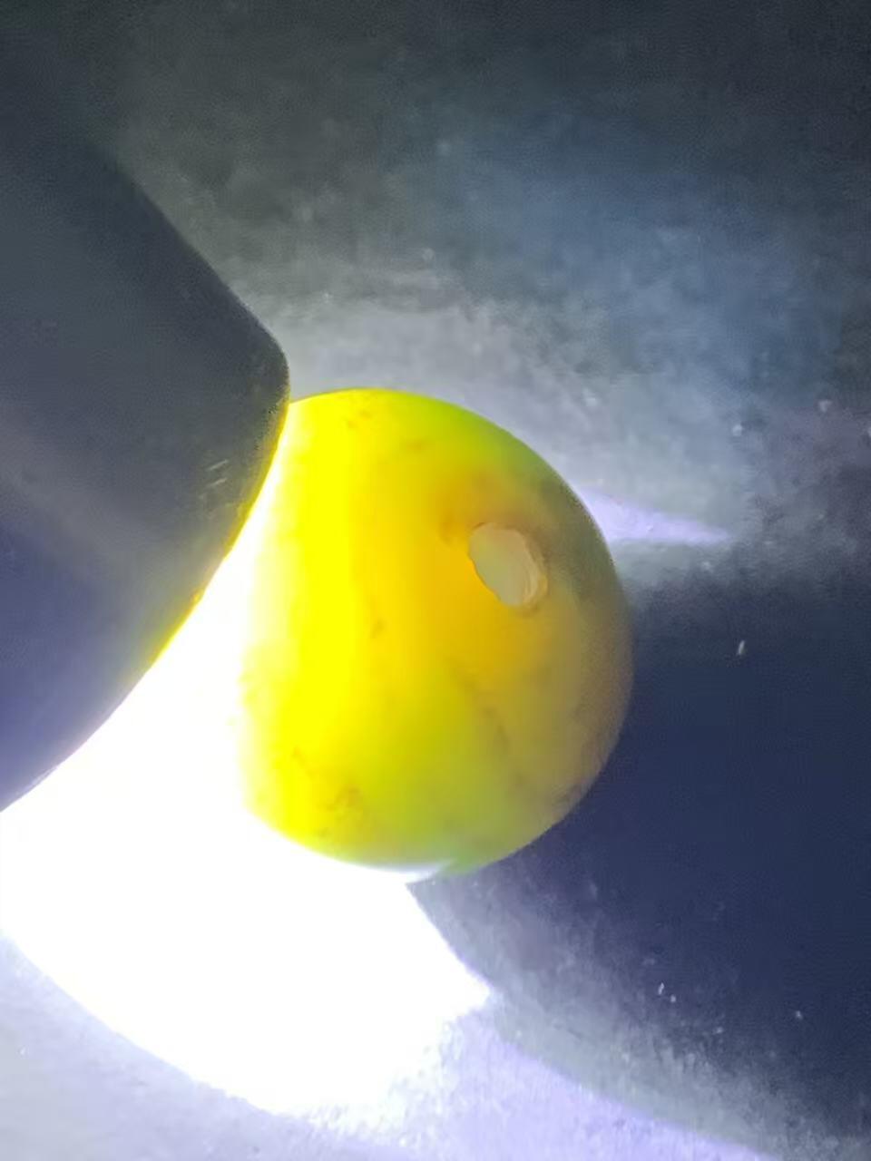 精美高玉化缠丝玛瑙随形碟珠一颗